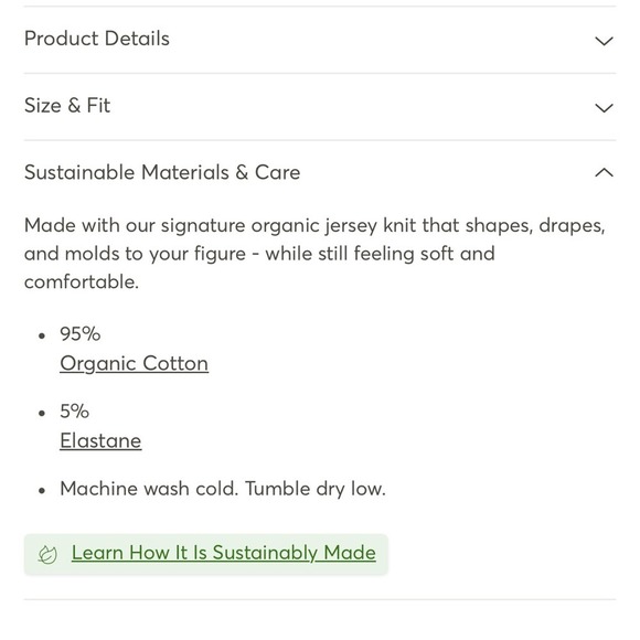 Pact Womens Fit & Flare Crossover Dress Sz L Organic Cotton  Sustainable Capsule - Picture 12 of 12